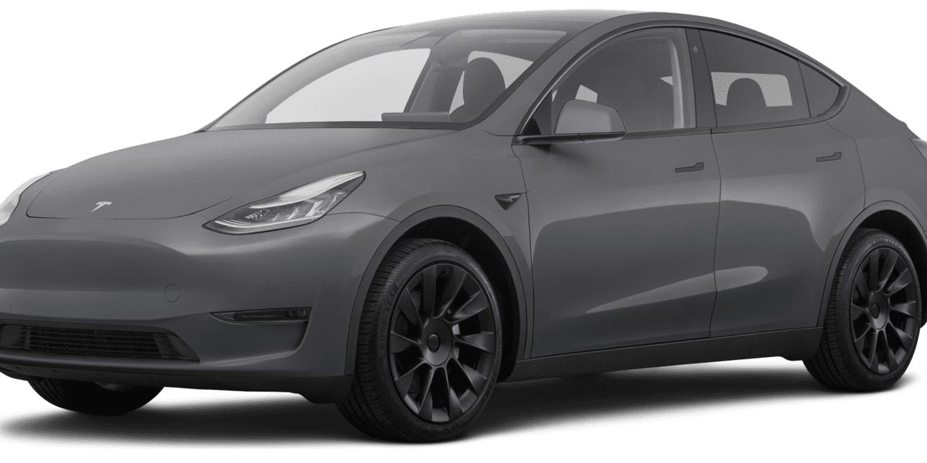 TESLA MODEL Y 2020 5YJYGDEF0LF040006 image